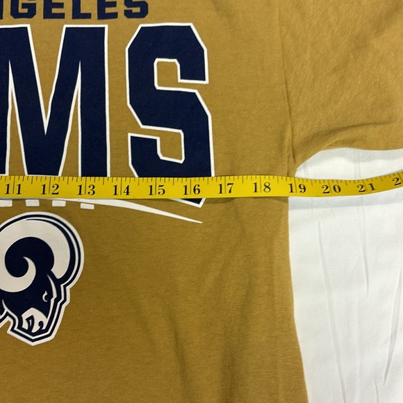 LOS ANGELES RAMS Unisex Gold NFL Tee Shirt - Medium - Picture 4 of 5